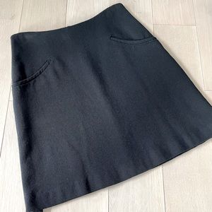 90’s Vintage Emporio Armani wool mini skirt